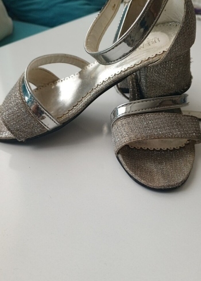 Gümüş abiye ayakkabı - Görsel 2