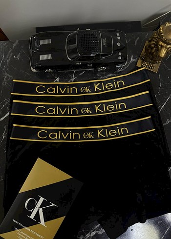 Calvin Klein Siyah Baskılı Erkek Boxer