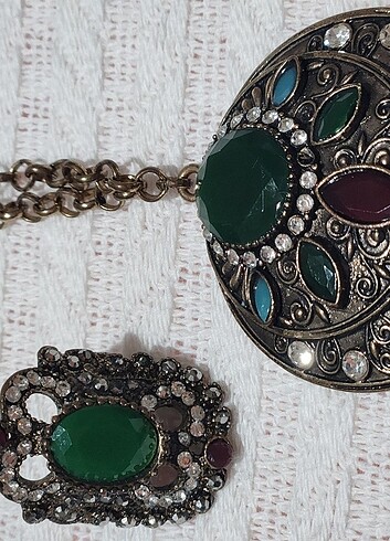  Beden Kolye yüzük set