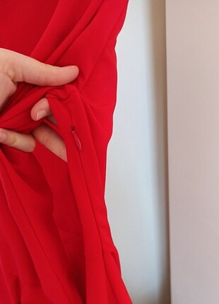 38 Beden Kırmızı mini elbise 