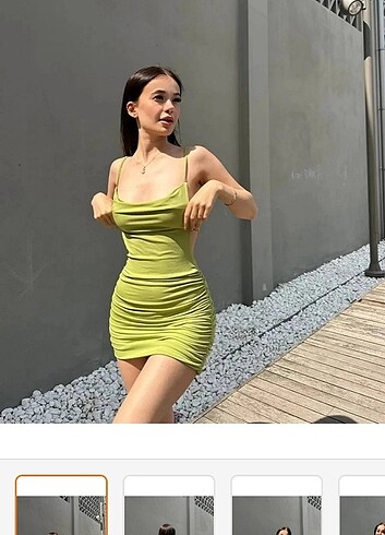 Trendyol & Milla Drapeli mini elbise