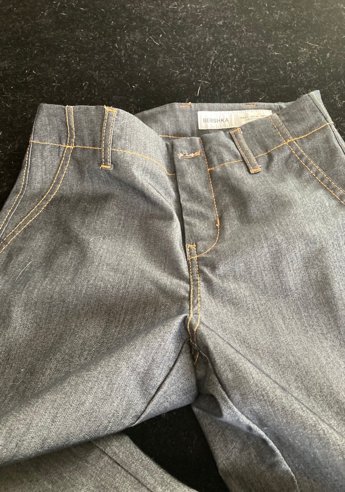 Gri kadın kumaşPantolon - Regular Fit - Görsel 2