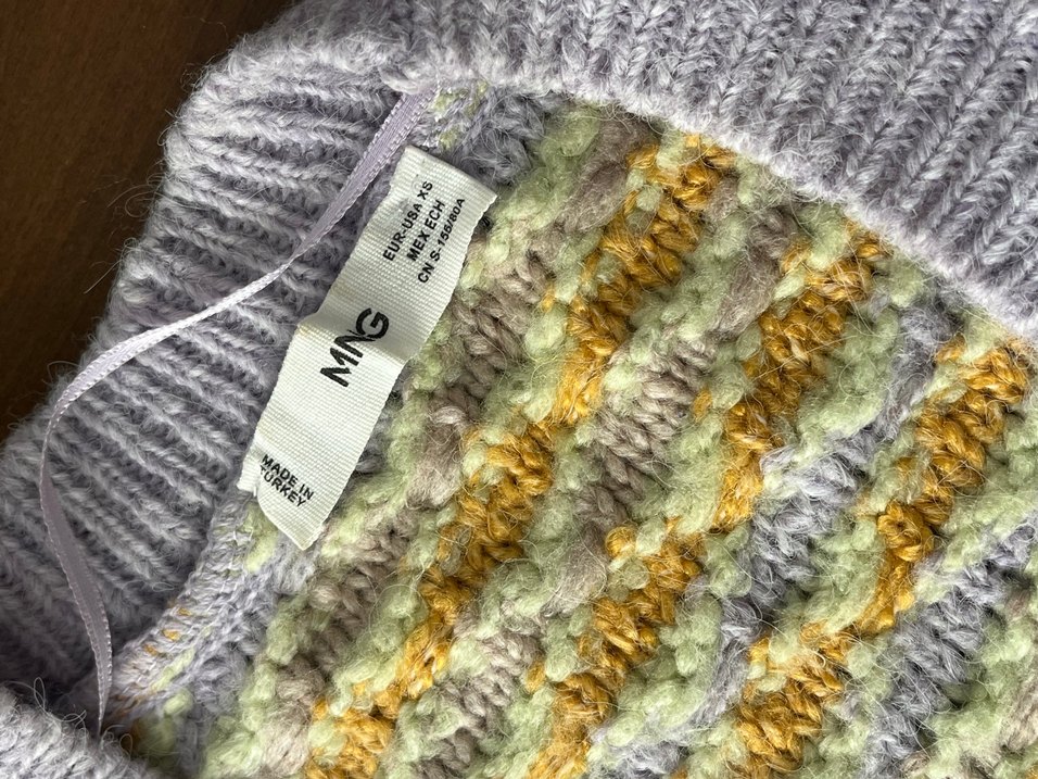 Sarı Gri Nakışlı Bohem Kadın Hırka - Görsel 3