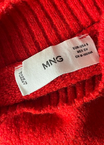 Kırmızı Mango Kadın Kazak - Görsel 4