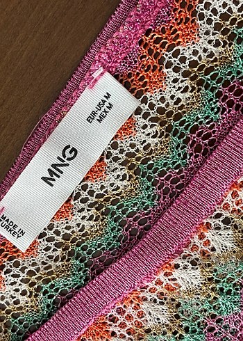 Bohem Çok Renkli Örgü Kazak - Görsel 2