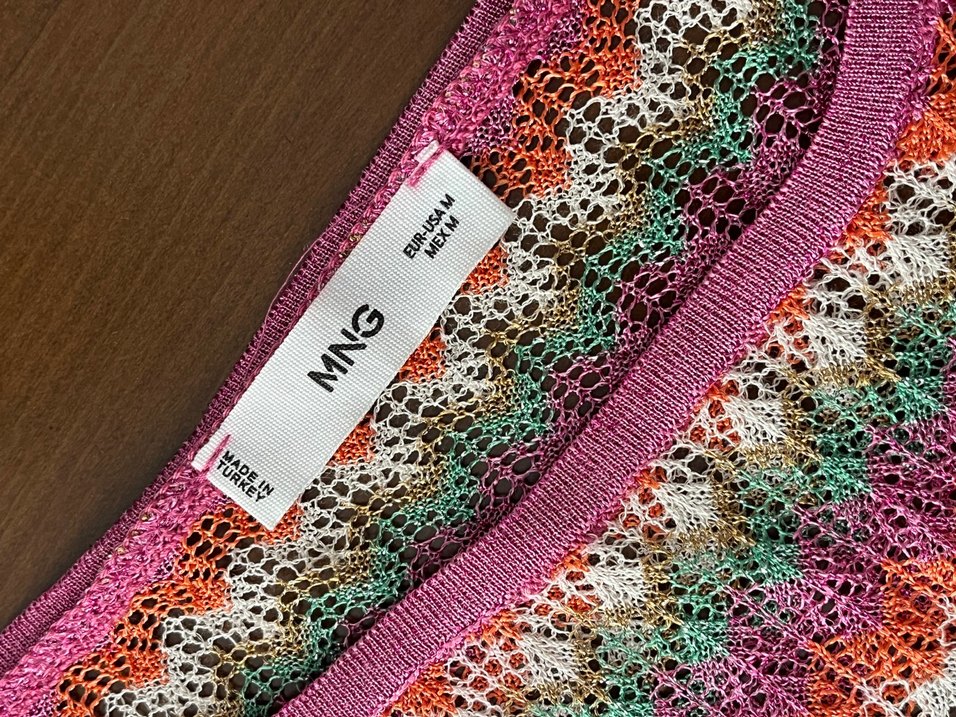 Bohem Çok Renkli Örgü Kazak - Görsel 2