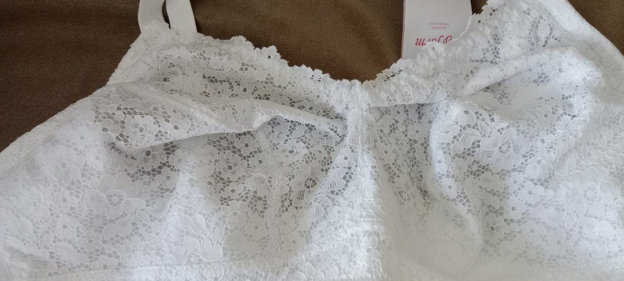 Beyaz büyük beden sütyen - Görsel 4