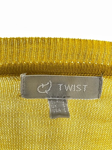 s Beden sarı Renk Twist Hırka %70 İndirimli.