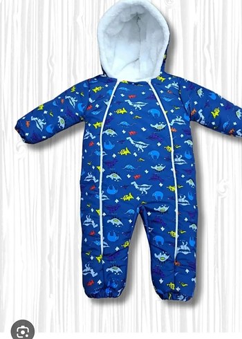 Kapüşonlu Desenli Örgü Kız Bebek Tulumu - Görsel 8