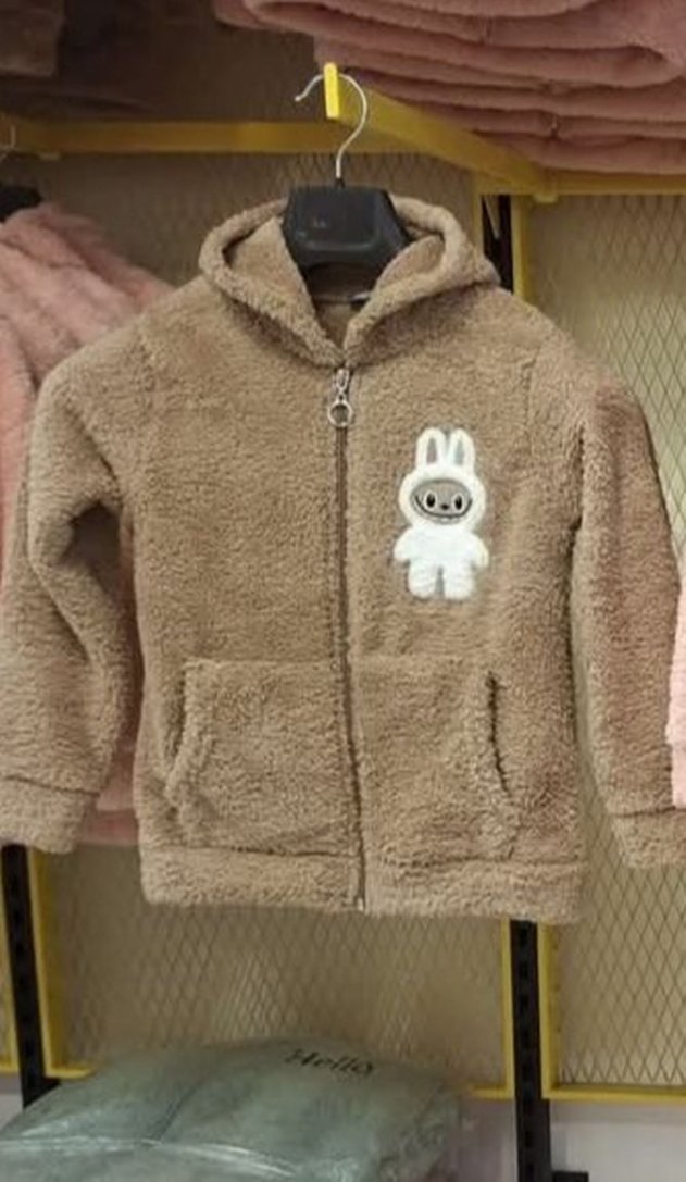 Kız Çocuk Çok Renkli Kapüşonlu Fermuarlı Yağmurluk - Görsel 2