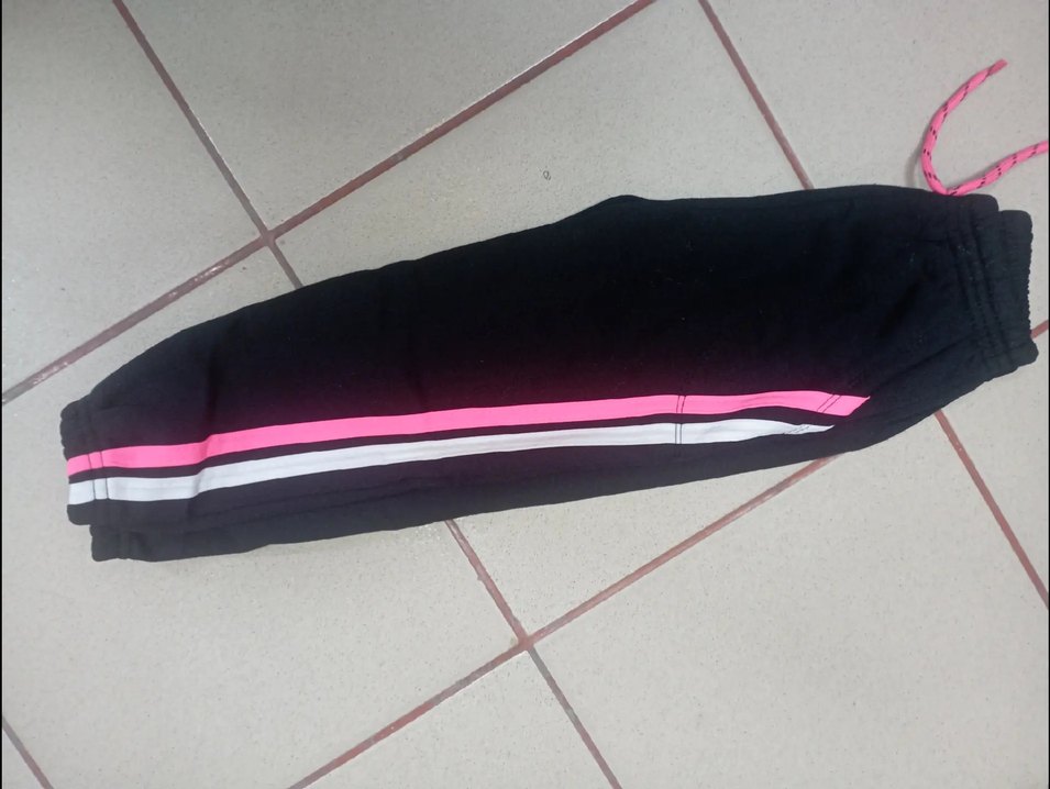 Düğmeli Kız Denim Ceket Gri Yaka - Görsel 3