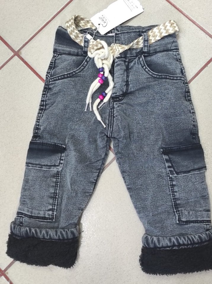 Nakış Detaylı Beyaz Denim Kız Etek - Görsel 3