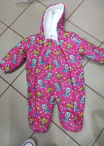 Renkli Bağlamalı Desenli Fermuarlı Bebek Tulumu - Görsel 12