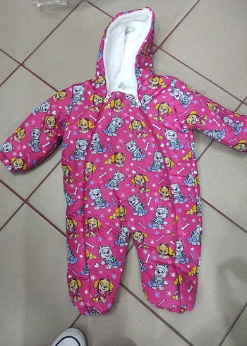 Renkli Bağlamalı Desenli Fermuarlı Bebek Tulumu - Görsel 14