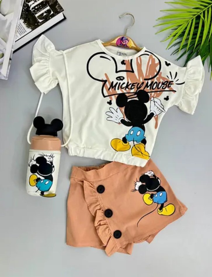 Bohem Nakışlı Askılı Önden Düğmeli Kız Elbise - Görsel 2