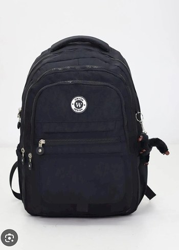 Kırmızı Fermuarlı Erkek Sırt Çantası - Görsel 8