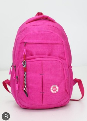 Kırmızı Fermuarlı Erkek Sırt Çantası - Görsel 9