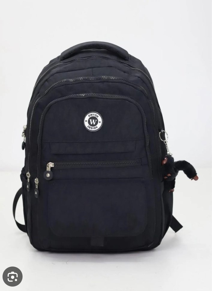 Kırmızı Fermuarlı Erkek Sırt Çantası - Görsel 3