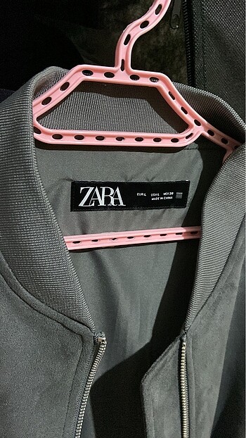 Zara Oversize süet bomber ceket