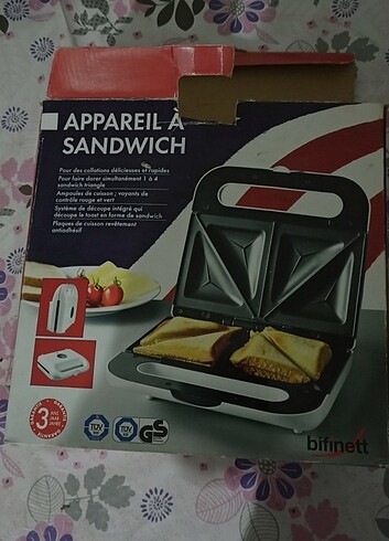 Tefal İthal waffle tost makinesi 