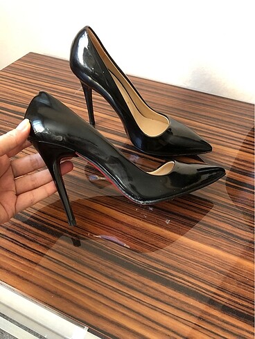 Topuklu ayakkabı stiletto rugan
