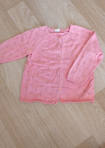 Kız Çocuk Pembe Hırka