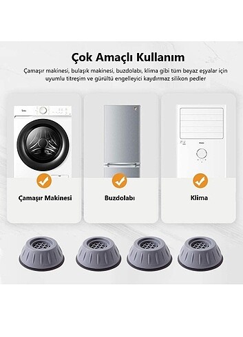 Beden Çamaşır makinesi titreşim önleyici