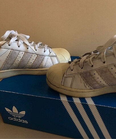 36,5 Beden beyaz Renk Adidas süperstar