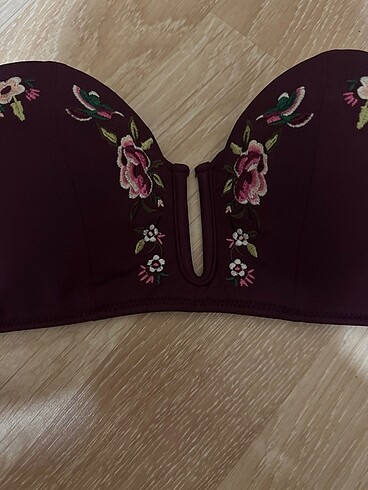 m Beden mor Renk Bikini üstü