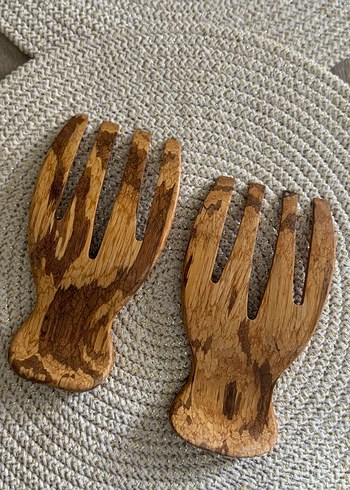 Ahşap Salata Maşası Seti - Görsel 2