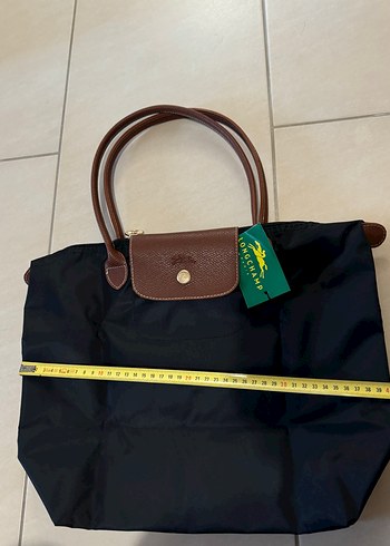 Beden siyah Renk Longchamp kol çantası