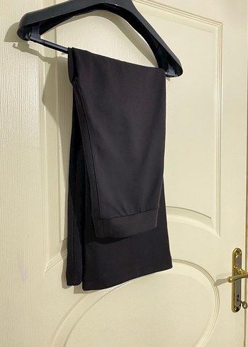 Velcro Detaylı Siyah Kadın Tayt - Görsel 2