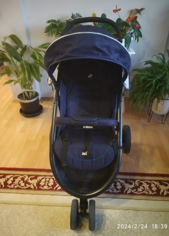 Joie marka çok çok temiz.Sürüşü harika yormaz,lacivert,kademeli, - Görsel 5