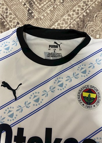 Beyaz Erkek Kısa Kollu Fenerbahçe  Forma - Görsel 2