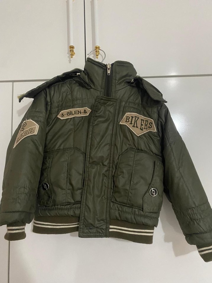 Kapüşonlu Fermuarlı Erkek Çocuk Hırka - Görsel 3