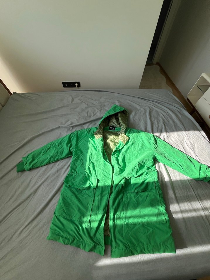 Kadın Yeşil Midi Kapüşonlu Parka - Görsel 2