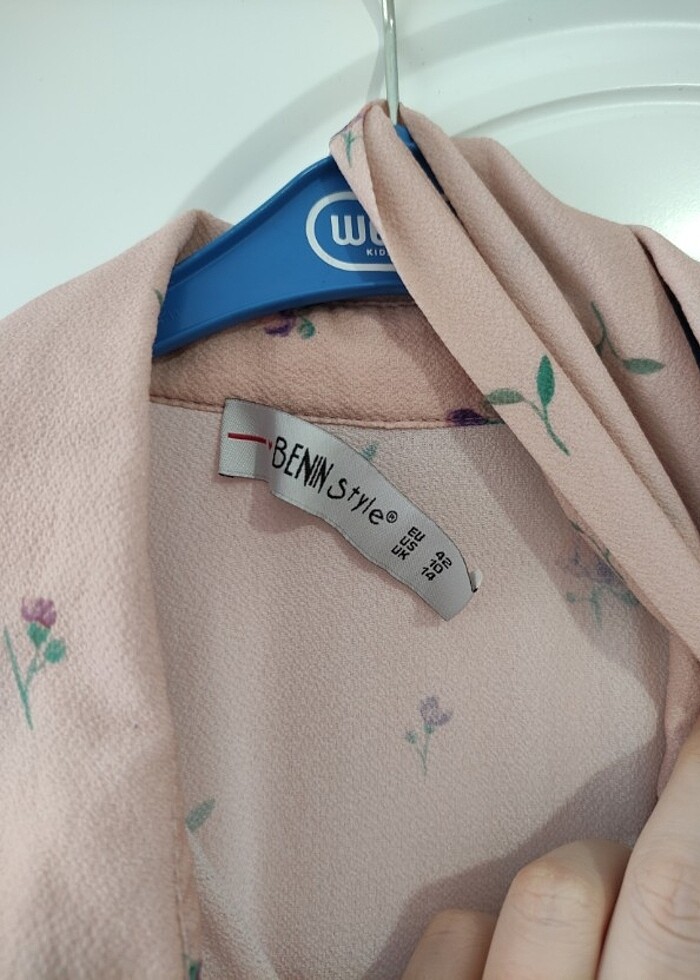 Tesettür tunik pembe - Görsel 2