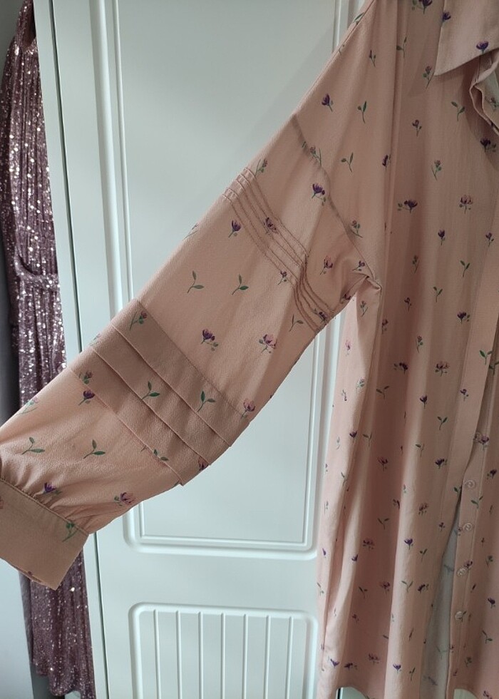 Tesettür tunik pembe - Görsel 3