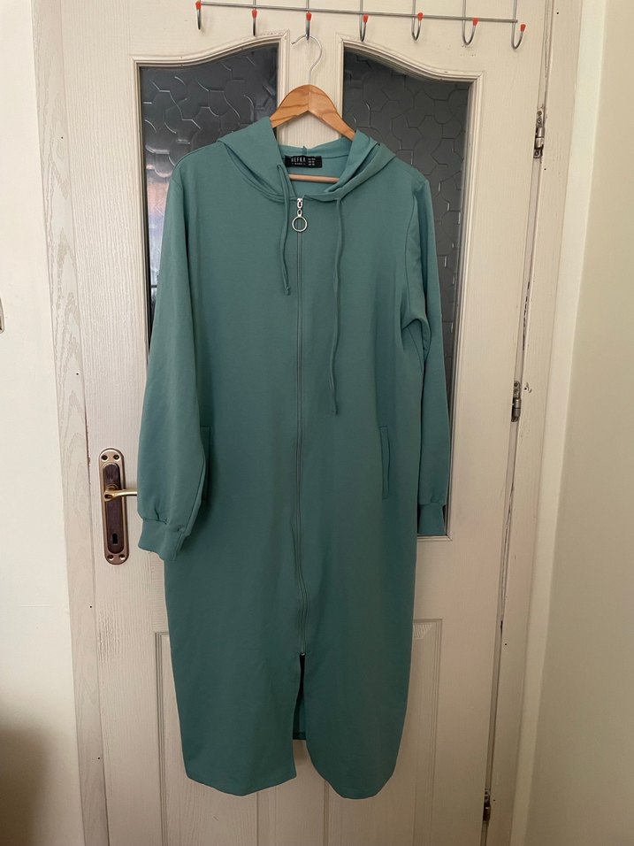 Kadın  Fermuarlı Uzun Tunik - Görsel 3