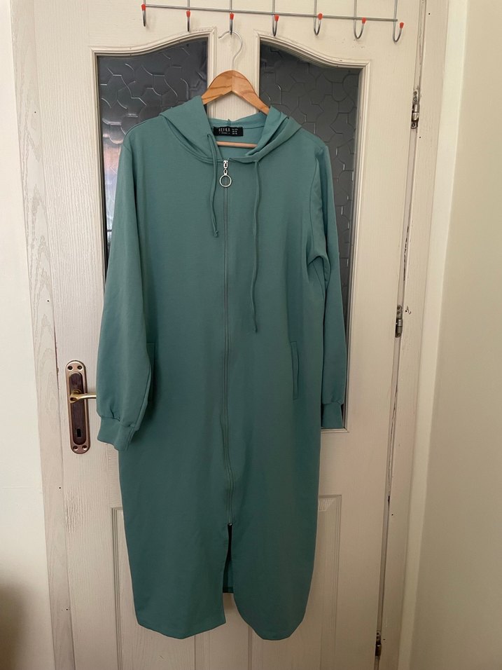 Kadın  Fermuarlı Uzun Tunik - Görsel 4