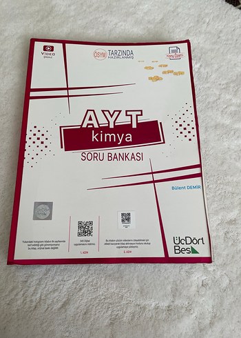 AYT Kimya Soru Bankası ÜçDörtBes