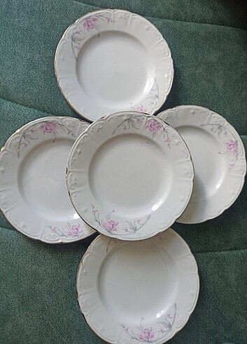 Beden beyaz Renk Vintage 6 li pasta tabagi