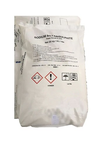 Beden sodyum metabisülfit e223 altın çöktürme için 2 kilogram. SMB.