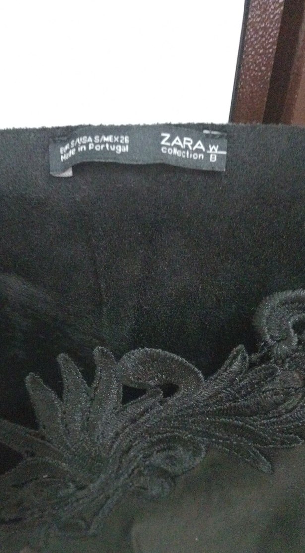 Siyah Deri Nakışlı Strappy Bustiyer - Görsel 5