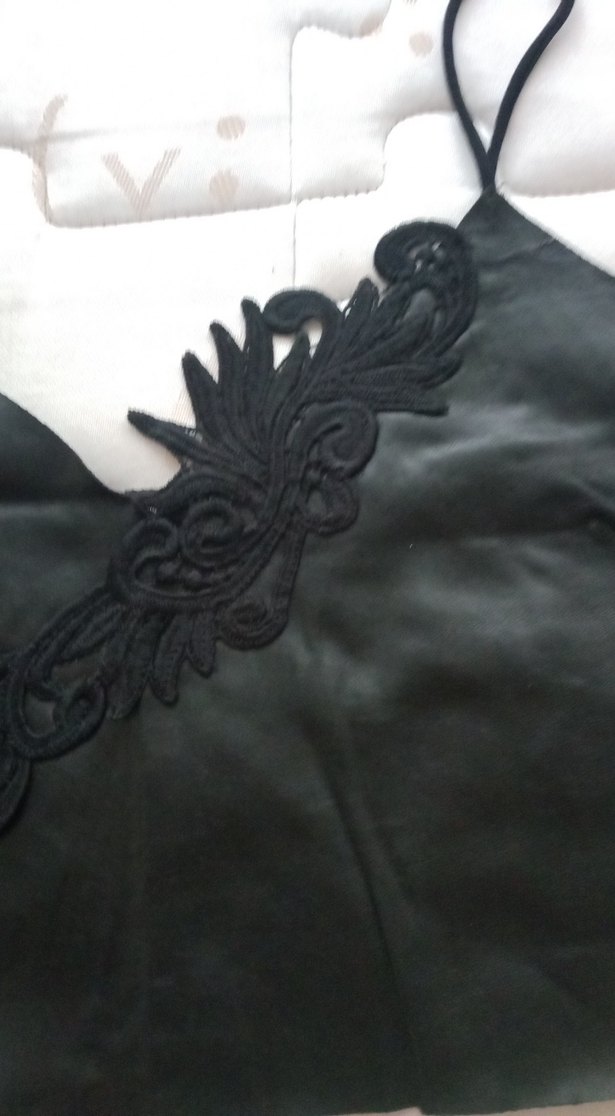 Siyah Deri Nakışlı Strappy Bustiyer - Görsel 3