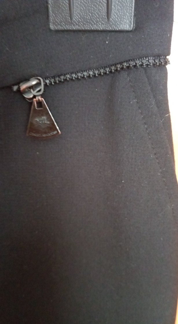 Kadın Siyah Normal Boy Kumaş Pantolon - Görsel 3