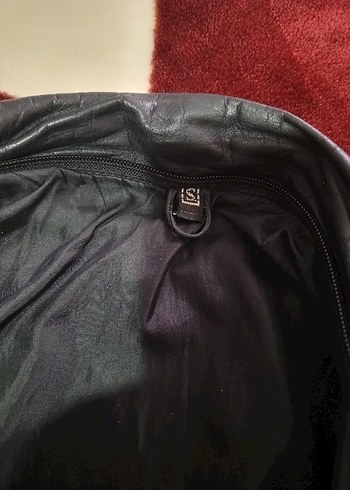 erkek Siyah Deri Biker Ceket - Görsel 3