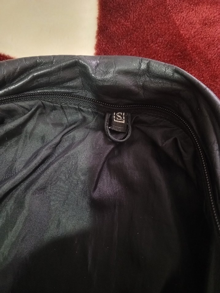 erkek Siyah Deri Biker Ceket - Görsel 3