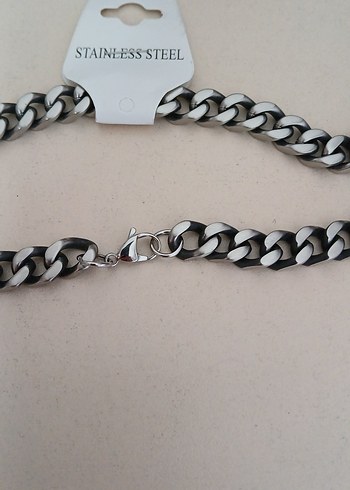 titanyum çelik kolye 1 adet - Görsel 2