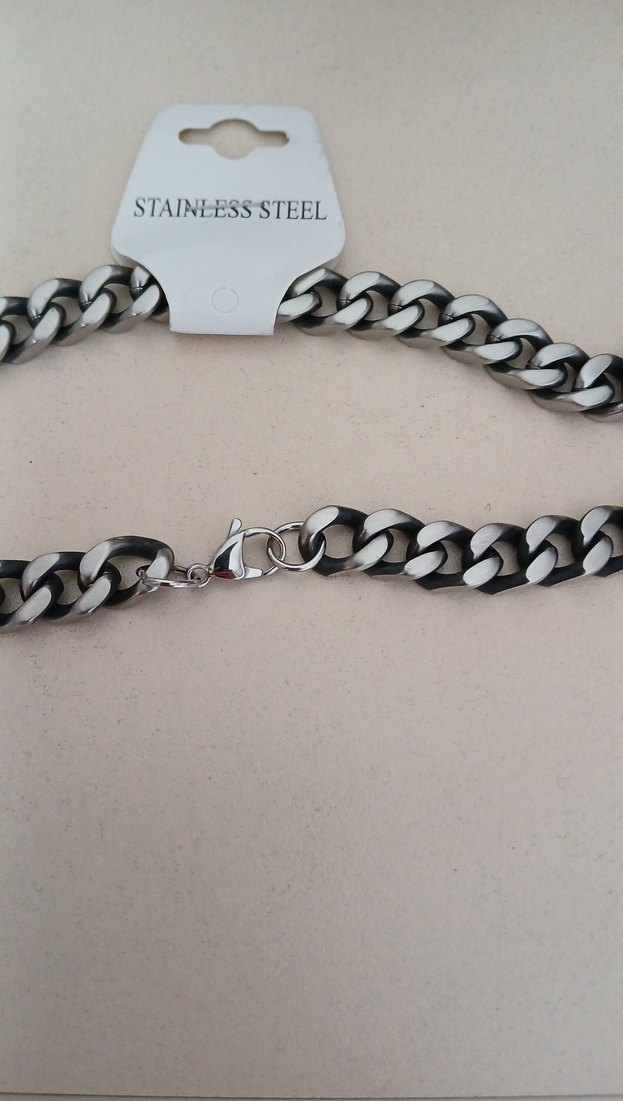 titanyum çelik kolye 1 adet - Görsel 2